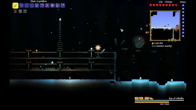 Terraria-Calamity Mod-Defeating The Eye Of Cuthulu смотреть онлайн