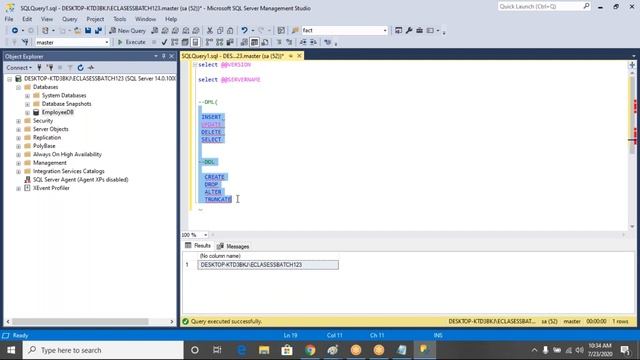 SQL- Day 2 смотреть онлайн