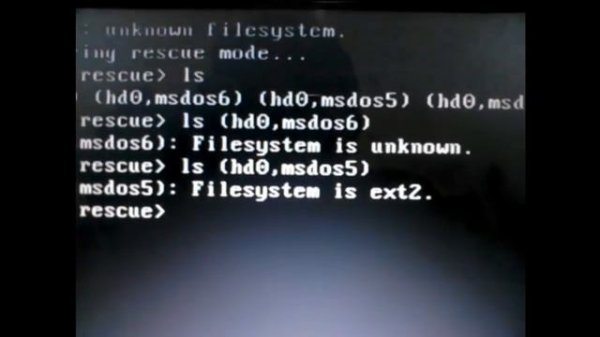 No Such partition found. Grub rescue mode Recovery.