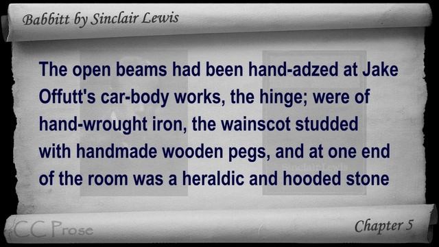 Chapter 05 - Babbitt by Sinclair Lewis смотреть онлайн