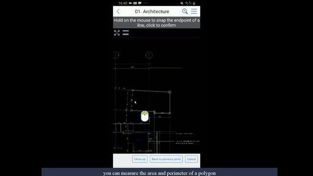 Virtual mouse, Straight line, Arc length, Polygon area, and Export смотреть онлайн