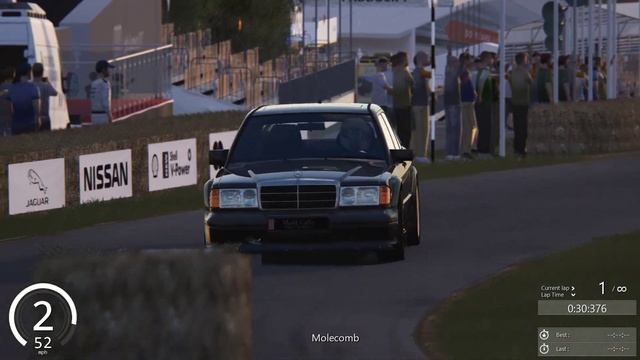 Assetto Corsa Mercedes 190E Evolution II at Goodwood Hillclimb смотреть онлайн