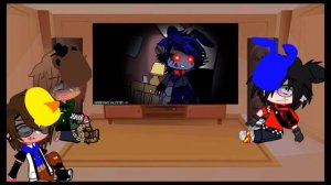 Past FNaF 4 Tormentors React To C.C/Chris Afton || MY AU || GC || FNaF