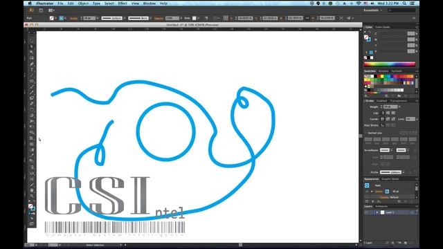 Path Eraser Tool in Adobe Illustrator смотреть онлайн