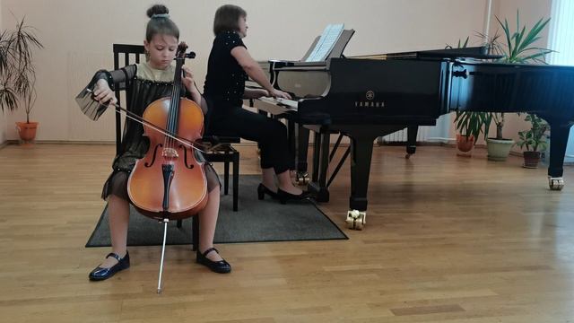 Ж.Векерлен Песня. Ева Шкулепа ( 7 лет ) смотреть онлайн