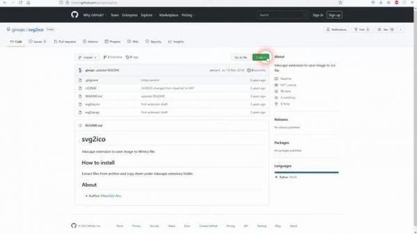 Convert SVG to ICO files with Inkscape (or without Inkscape)