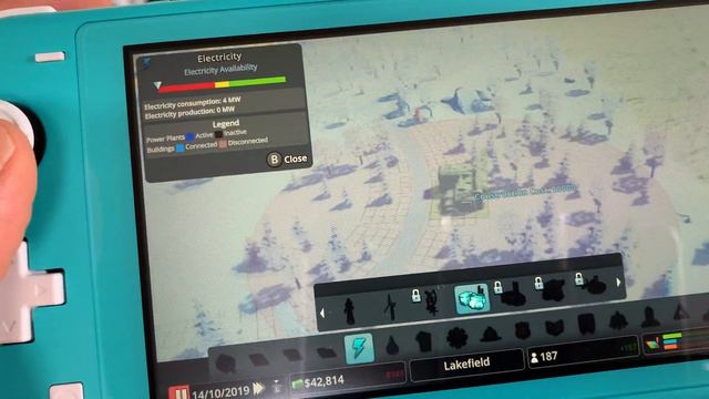 Cities: Skylines Mobile On NINTENDO SWITCH LITE!!!