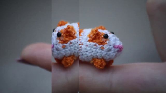 Micro Guinea Pig Crochet, Miniature Guinea Pig , Tiny Amigurumi Animals
