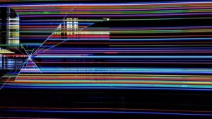 Broken TV screen | Сломанный экран телевизора