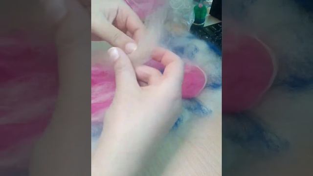 картина из шерсти. "фламинго" смотреть онлайн