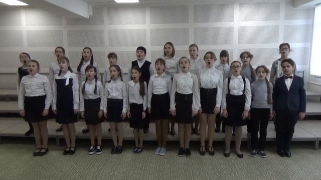134481 Хор 4-5 классов, г. Тверь -- Сказочка про то и про сё, Дом под крышей голубой смотреть онлайн