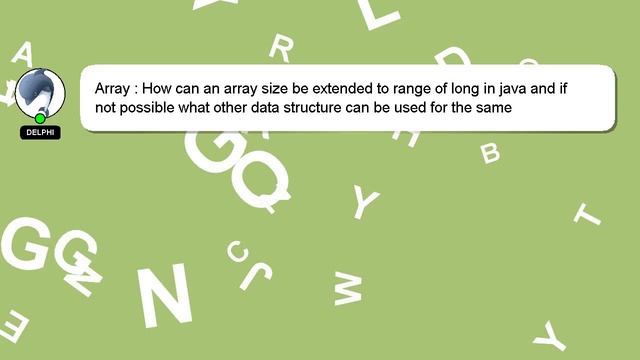 Array : How can an array size be extended to range of long in java and if not possible what other d смотреть онлайн