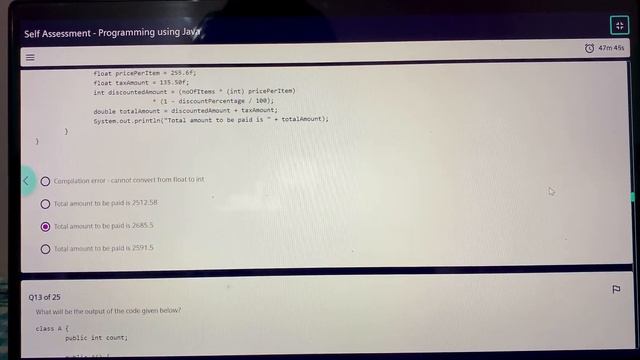 Self Assessment ( ANSWERS ) | Programming using Java | INFYTQ | Get Certificate |#infytq2022#answer смотреть онлайн