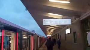 // Электропоезд 81-765/766/767 «МОСКВА» №16 на станции метро «Выхино» ТКЛ // 8/11/2021 г. Москва