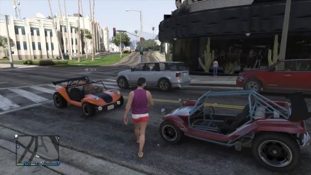 GTA 5 Funny Moments #4 (Beach Time, Space Docker Surprise, and More!) смотреть онлайн