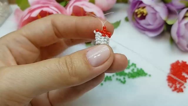 Herringbone beaded bracelet/DIY bracelet/BEADED POPPY/Браслет из бисера/Браслет МАКИ/Жгут иглой смотреть онлайн