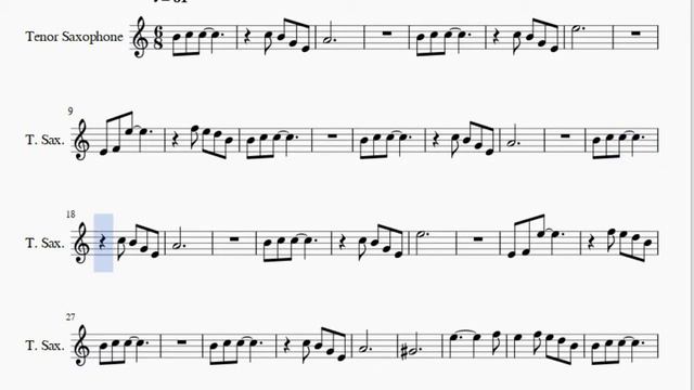 Tenor Sax Sheet Music: How to play Song of the Ancients (NieR) by Keiichi Okabe смотреть онлайн