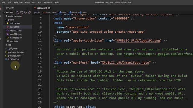 File Structure of React App| Hello World in React js| Lec#5|React for Beginners in Hindi / Urdu 202 смотреть онлайн