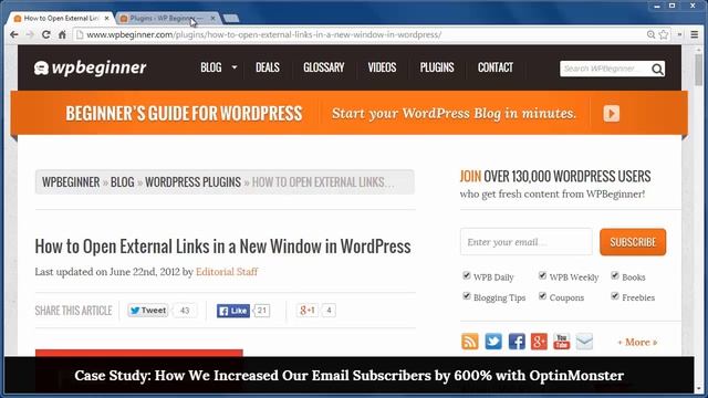 How to Open External Links in a New Window in WordPress смотреть онлайн