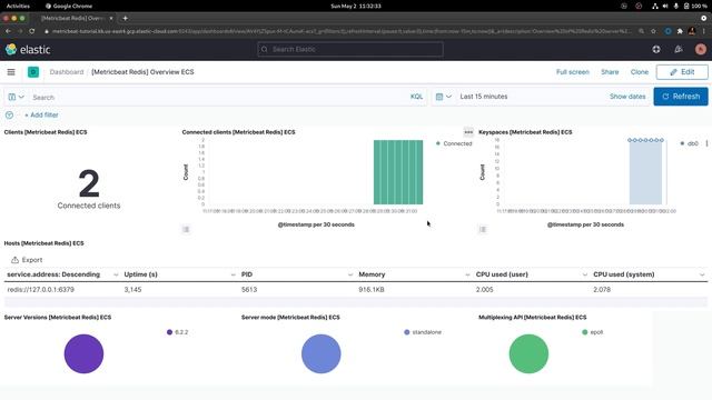 Metricbeat Modules: Collecting and visualizing metrics from Redis смотреть онлайн