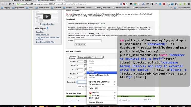 Backup MySQL Database periodically смотреть онлайн