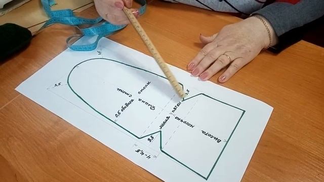 Мастер - класс "Чертёж выкройки носочка" смотреть онлайн