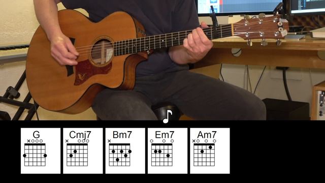 We've Only Just Begun - The Carpenters - Acoustic Guitar - Original Vocal Track - Chords смотреть онлайн
