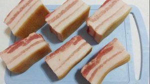 Соленое сало в тузлуке - вкусное, как у дедушки