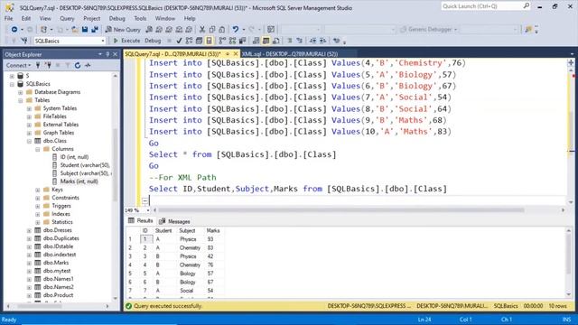 The SQL For XML | for xml path смотреть онлайн