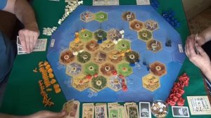 101 Колонизаторы. Мореходы 1/2 часть   играем в настольную игру.