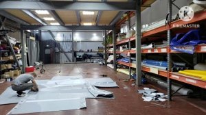 Тент на легковой прицеп с аэродинамическим скосом, крепления под экспандер Изготовления и монтаж.