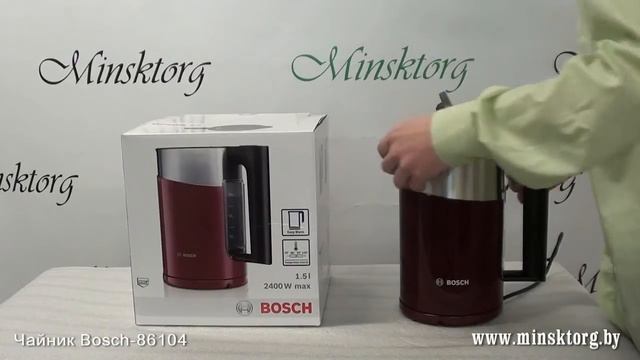 Электрочайник BOSCH TWK 86104 RU смотреть онлайн