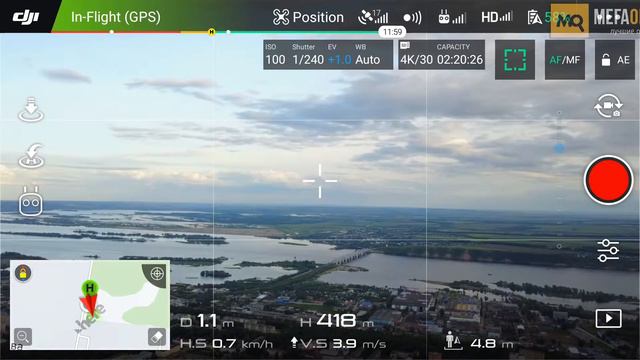 Приложение DJI Go4 с Mavic Pro