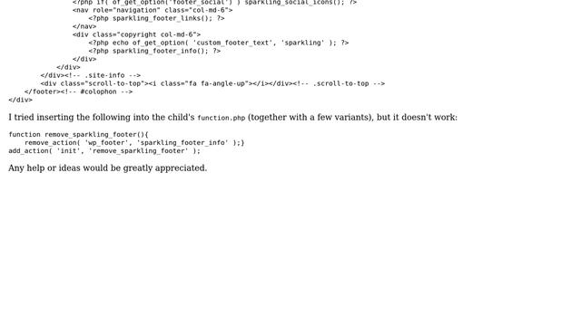 Wordpress: Removing "Powered by" footer using child theme PHP (2 Solutions!!) смотреть онлайн