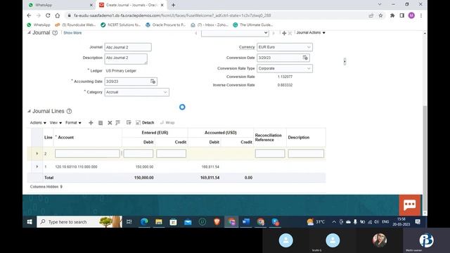 Oracle Financials Fusion - GL Journals and other topics ( Hindi ) смотреть онлайн