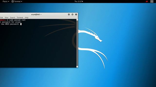 How to change root password in kali linux terminal смотреть онлайн