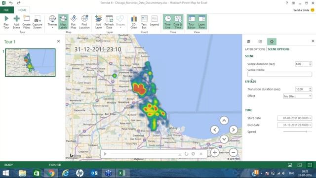 Power Maps & Power Pivot Add Ins in MS Excel 2013 Professional Edition смотреть онлайн