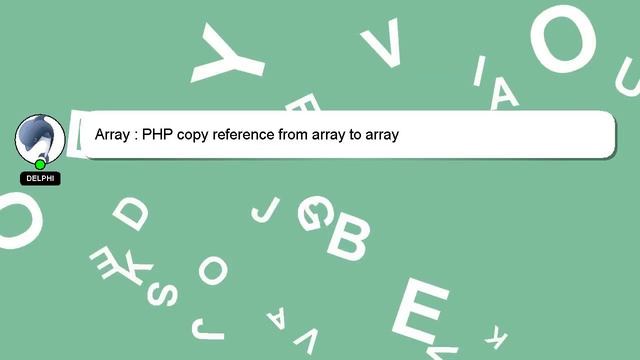 Array : PHP copy reference from array to array смотреть онлайн