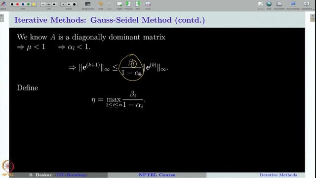 Week 4 : Lecture 19 : Iterative Methods: Gauss-Seidel Method смотреть онлайн