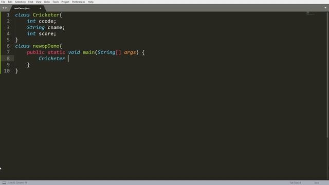 Java - new Operator with practical demonstration смотреть онлайн