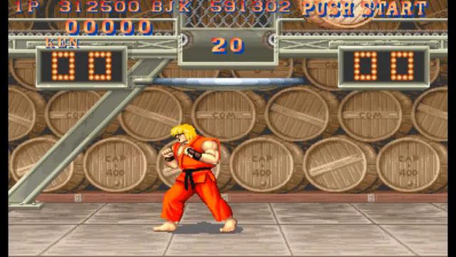Street Fighter II : The World Warrior (KEN) - Street Fighter 2 Arcade Game смотреть онлайн