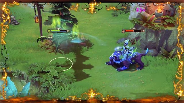 Dota 2 best hero 1 vs 1 - Luna vs Viper | Match 2 смотреть онлайн