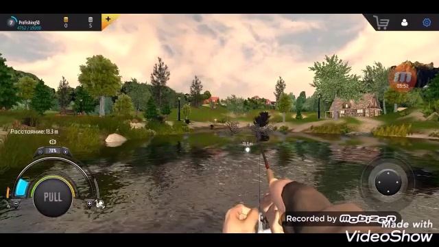 Прохождение игры профессионал Fishing Mobile#11 ловля на кукурузу поймал язя смотреть онлайн