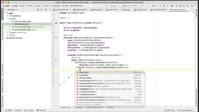 #6 How to validate edit text & email id format? How to show toast & error alert? | Android | Tamil смотреть онлайн