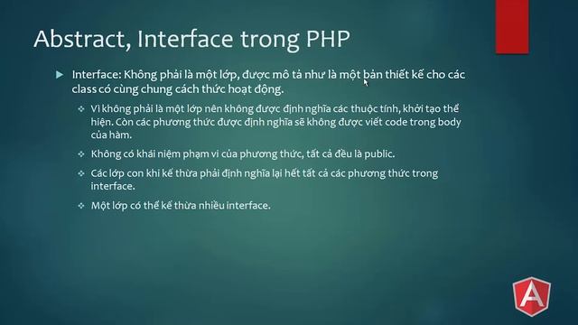 Bài 29 Abstract và Interface trong PHP смотреть онлайн