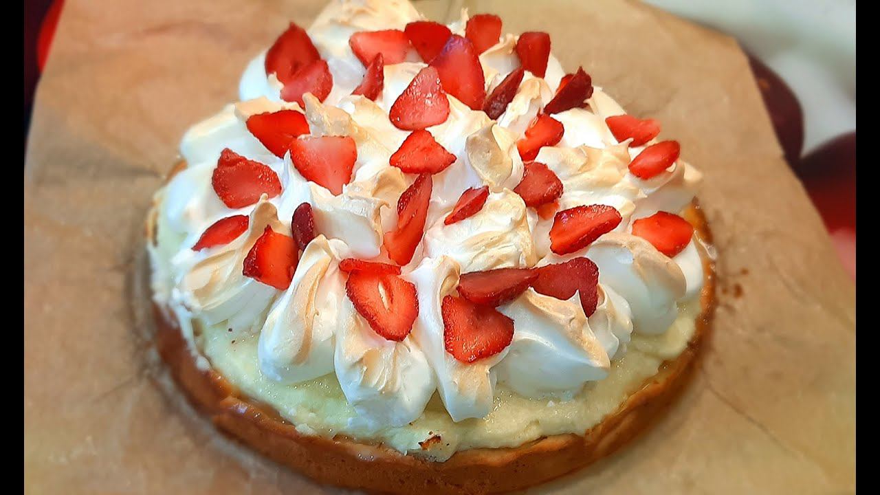 Пирог "Облачко". Вкусный, как тортик! В составе рецепта продукты простые и доступные. смотреть онлайн