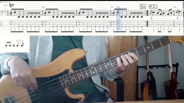 Deep Purple Black Night. Bass Cover Tabs Score Notation Chords Transcription. Bass: Roger Glover смотреть онлайн