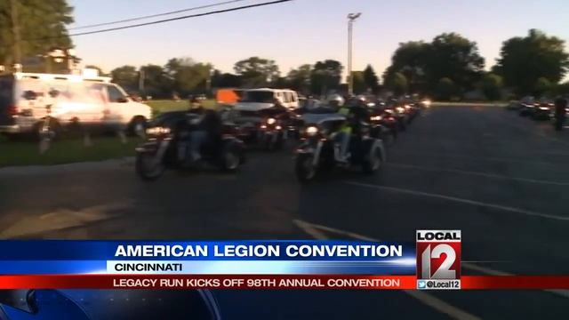 American Legion Legacy Run kicks off 98th Annual Convention смотреть онлайн