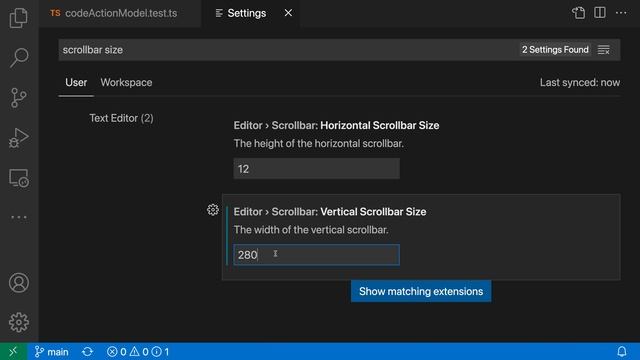 VS Code tips — Changing the editor scrollbar size смотреть онлайн