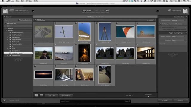 Importing images part 1 in Photoshop Lightroom (4/19) смотреть онлайн